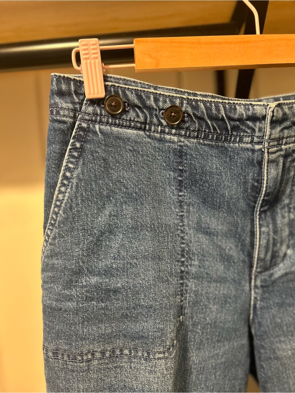 Talbots Black Label Wide Leg Jeans Darkwash - Picture 4 of 6